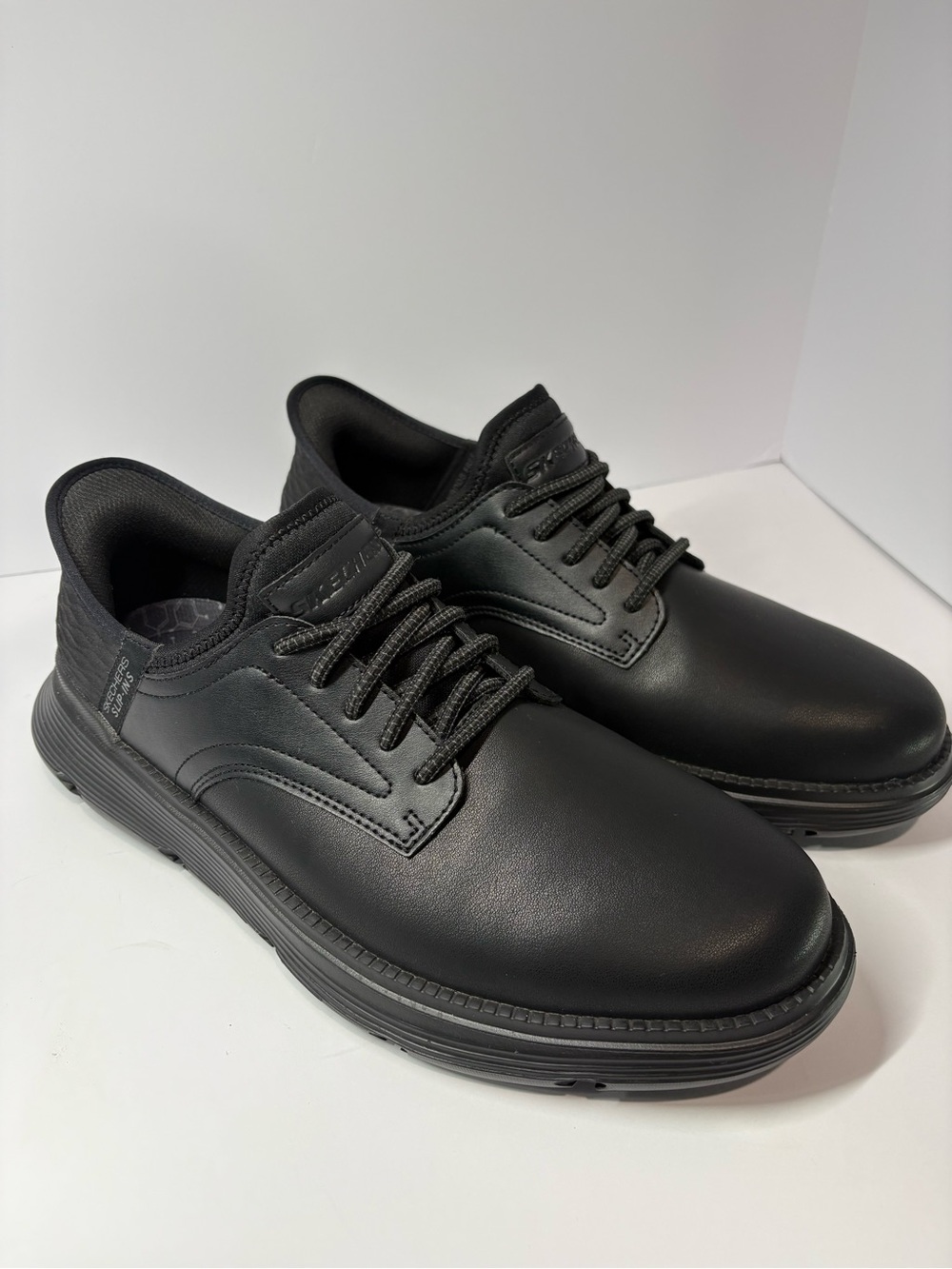 Skechers Hands Free Slip-Ins Garza Gervin Men Size 11.5 W Black Shoes 205046W